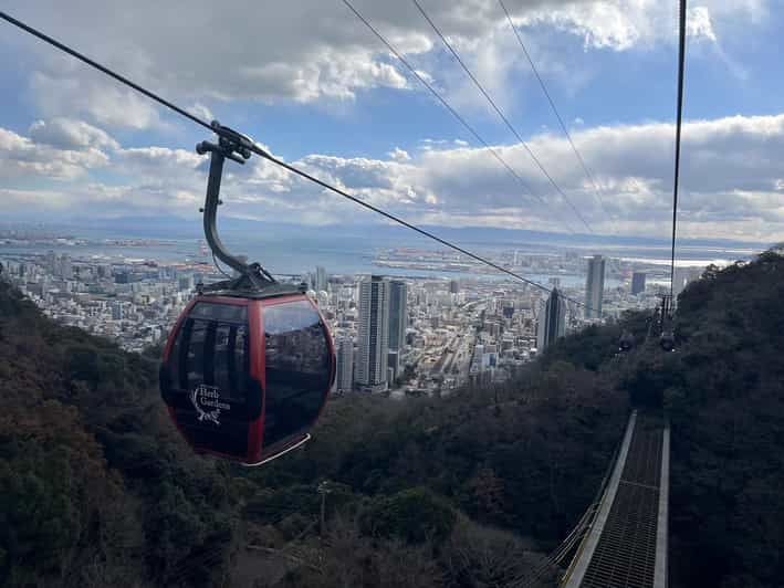 1-Day Walking Tour around Kobe : Mountains, Sea and Sake - Nunobiki Herb Gardens + ropeway: the view payoff early