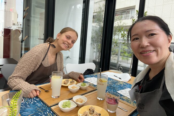 Beauty Vegan Dessert Cooking Class + Sake Kasu Hand Mask Trial! - The beauty tea experience: sakura tea isn’t just a prop