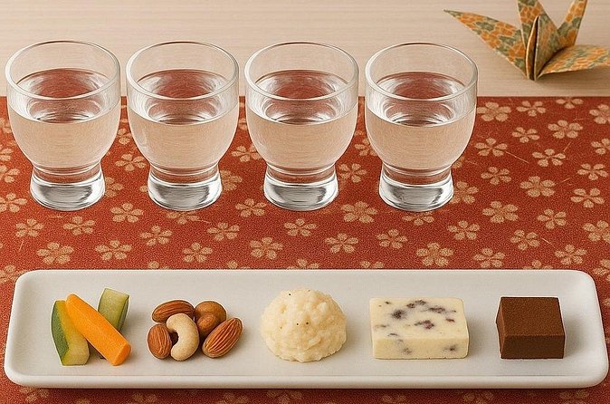 Experience of pairing sake tasting with snacks in Kyoto - Conversation and group photo: why it feels friendly, not formal