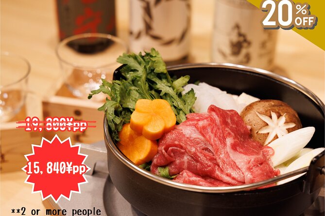Japanese Sake Tasting & Wagyu Sukiyaki Cooking Class in Tokyo - Tokyo’s DK Kitchen Studio: a small-group setup that makes it easy