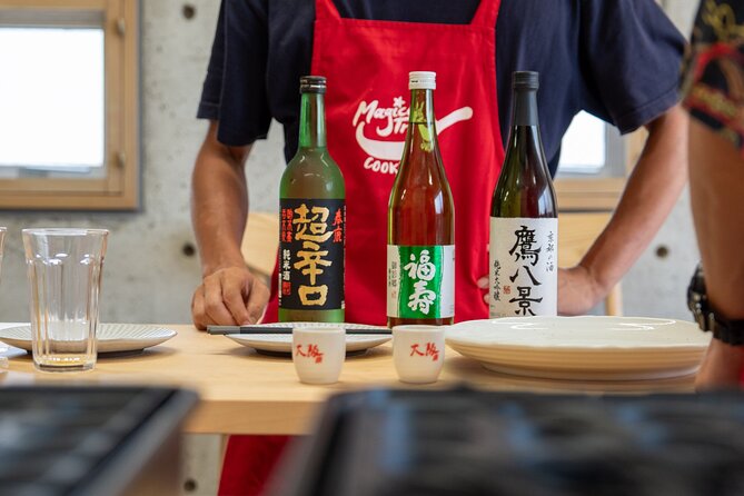 Osaka Home Feast Cooking and Sake Experience - Taku-nomi dining: eating what you cooked, with sake pairing