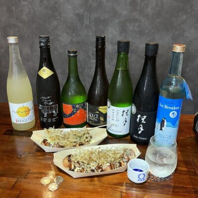 Osaka Sake Tasting with Takoyaki Cooking - Finding MOMO to SAKE (second floor) and what happens first