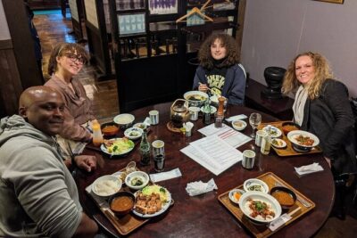 Private Matsumoto Castle & Sake – Taste of Local Life - Frog Street (Nawate): Snack energy on a historic corridor