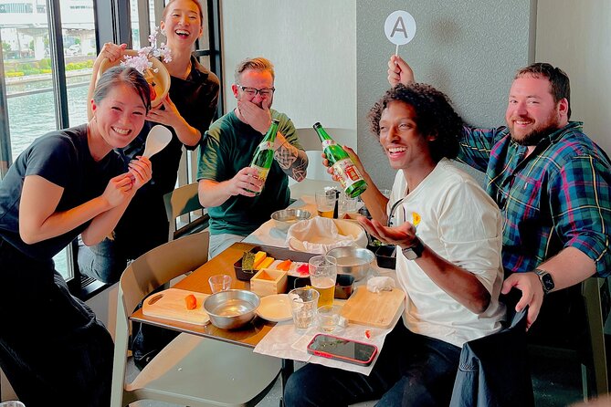 Ramen and Sushi Cooking Class with Sake Pairing Set in Tokyo - Quick hits you will feel in class