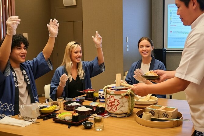 Tokyo Sushi Making Class : Sake Ceremony & Matcha Experience - Key highlights you’ll feel right away